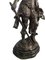 Guerrero de bronce con cabeza de bestia semi-humana, siglo XX, Imagen 10