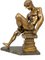 Luchador de bronce posando sobre un pedestal corintio, siglo XX, Imagen 6