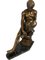 Luchador de bronce posando sobre un pedestal corintio, siglo XX, Imagen 7
