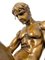 Lutteur en Bronze sur Socle Corinthien, 20ème Siècle 12