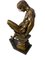 Luchador de bronce posando sobre un pedestal corintio, siglo XX, Imagen 4