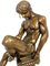 Luchador de bronce posando sobre un pedestal corintio, siglo XX, Imagen 5