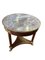 French Empire Table with Round Marble Top, 19th Century 2