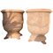 Große handgefertigte Töpfe aus Terrakotta, 20. Jh., Toskana, 2er Set 1