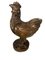 Oriental Bronze Hen and Cockerel, 20th Century, Set of 2 7