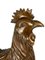 Oriental Bronze Hen and Cockerel, 20th Century, Set of 2 9