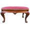 Tabouret Queen Ann Powered Rose, 20ème Siècle 1