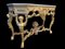 Italian Rococo Console with White Marble Top, 18th-19th Century, Image 4