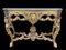 Italian Rococo Console with White Marble Top, 18th-19th Century 2