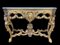 Italian Rococo Console with White Marble Top, 18th-19th Century, Image 2