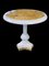 Italienischer Tisch aus weißem Siena Marmor, 19.-20. Jh 3