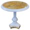 Italienischer Tisch aus weißem Siena Marmor, 19.-20. Jh 1