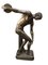 Lebensgroße griechische olympische Diskusstatue aus Bronze, 20. Jh 10