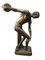 Statue Olympienne de Disque Taille Réelle en Bronze, 20ème Siècle 10