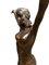 Bailarina estilo Art Déco de bronce con base de mármol de JB Deposee, Imagen 3