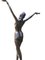Bailarina estilo Art Déco de bronce con base de mármol de JB Deposee, Imagen 5