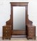 French Full-Length Psyche Mirror or Dressing Table with Drawers, 1940s 1