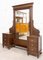 French Full-Length Psyche Mirror or Dressing Table with Drawers, 1940s 2