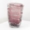 Große Vase aus Murano Glas, Amethyst und Granzoles Crystalline 10