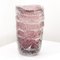 Large Vase in Murano Glass, Amethyst and Granzoles Crystalline 13