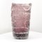 Large Vase in Murano Glass, Amethyst and Granzoles Crystalline 14