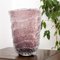 Large Vase in Murano Glass, Amethyst and Granzoles Crystalline 8
