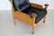 Brutalist Style Oak Easy Chairs 1