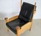 Brutalist Style Oak Easy Chairs 10
