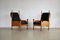 Brutalist Style Oak Easy Chairs, Image 14