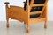 Brutalist Style Oak Easy Chairs 8