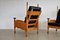 Brutalist Style Oak Easy Chairs 3