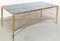 Mid-Century Black Marble and Gilt Brass Edge Coffee Table from Maison Jansen 3