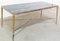 Mid-Century Black Marble and Gilt Brass Edge Coffee Table from Maison Jansen, Image 3