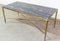 Mid-Century Black Marble and Gilt Brass Edge Coffee Table from Maison Jansen 2