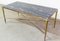 Mid-Century Black Marble and Gilt Brass Edge Coffee Table from Maison Jansen, Image 2