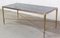 Mid-Century Black Marble and Gilt Brass Edge Coffee Table from Maison Jansen, Image 4