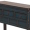 Teal Lacquered Console with Drawers 5