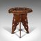 Table d'Appoint Vintage en Orme Sculpté, Chine, 1940s 3