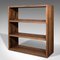 Antique Victorian English Double-Sided Open Bookcase in Pitch Pine, Image 3