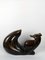 Escultura de zorro de cerámica esmaltada, años 60, Imagen 1