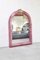 Pink Lacquered Goatskin Mirror by Karl Springer, 1970s, Image 3