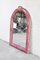 Pink Lacquered Goatskin Mirror by Karl Springer, 1970s 2
