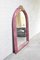 Pink Lacquered Goatskin Mirror by Karl Springer, 1970s 5