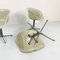 Poltrone La Fonda di Charles & Ray Eames per Herman Miller, anni '60, set di 4, Immagine 8