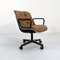 Camel Leather Desk Chair on Wheels by Charles Pollock for Knoll Inc. / Knoll International, 1970s 2