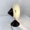 Postmodern Black and White Murano Glass Table Lamp by F. Fabbian, 1980s 7