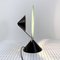 Postmodern Black and White Murano Glass Table Lamp by F. Fabbian, 1980s 3