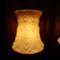 Lampes de Bureau Art Nouveau en Verre Jaune et Laiton, Set de 2 10