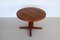 Vintage Round Extendable Dining Table, Image 1
