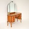 Antique Queen Anne Style Burr Walnut Dressing Table, Image 3